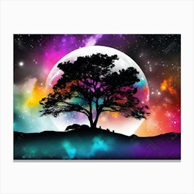 Tree In The Sky 12 Canvas Print