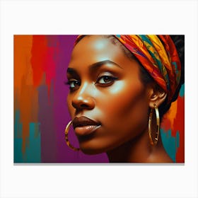 African Woman Canvas Print