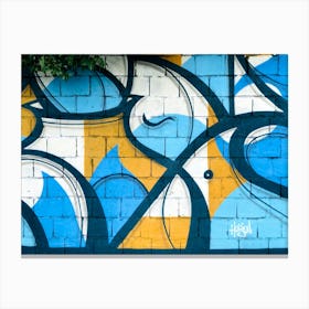 Porto Brick Wall Canvas Print