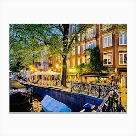 Amsterdam At Dusk 2 Canvas Print