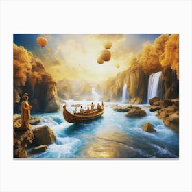 Sailing Into the Unknown Canvas Print