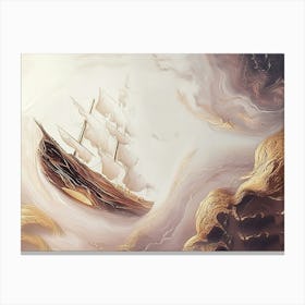 Ship In the Sky Canvas Print