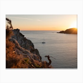 Sailing Into The Sunset Canvas Print