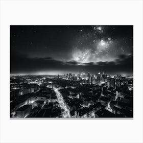 Night Sky Over Berlin Canvas Print