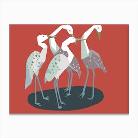 Herons Canvas Print