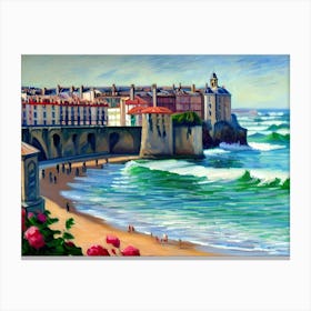 France Coast Canvas Print