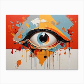 Abstract Eye Painting 6 Canvas Print