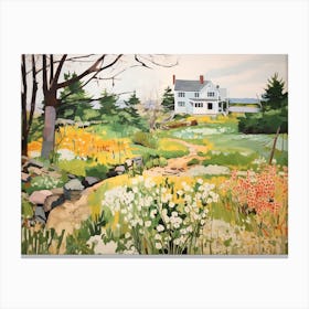 Spring In Maine - expressionism Canvas Print