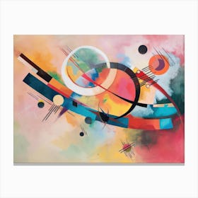 Contemporary Artwork Inspired By Wassily Kandinsky 1 Canvas Print