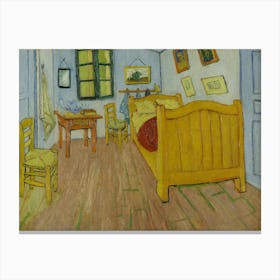 Vincent Van Gogh, Slaapkamer Te Arles, Bedroom In Arles, First Version, 1988. Canvas Print