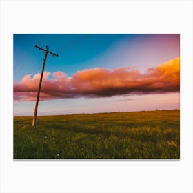 Cotton Candy Skies Canvas Print