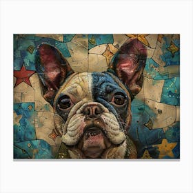 French Bulldog Fine Art Portrait 2 Canvas Print