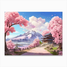 Sakura Blossoms 8 Canvas Print