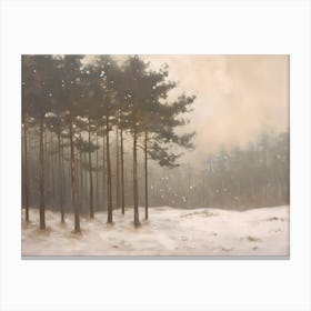 Winter Landscape Canvas Print