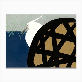 White Heron (1909), Kamisaka Sekka Canvas Print