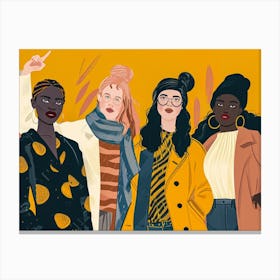 Group Of Women 19 Canvas Print