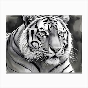 Wild Animal Illustration 1 Canvas Print