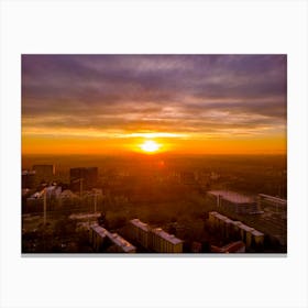Sunset in Milan Italy Europe Photo Photograph Cool Wall Decor Art Print Poster. Canvas Print