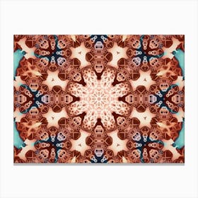 Solar Mandala Pattern And Texture Canvas Print