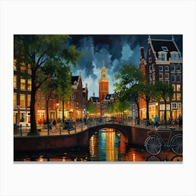  Amsterdam City 3  Canvas Print