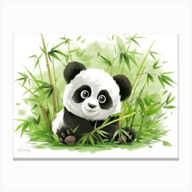 Panda Baby - nursery decoration Canvas Print
