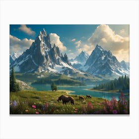 Mountain Landscape 2 Canvas Print