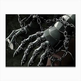 Hands Of A Robot Canvas Print