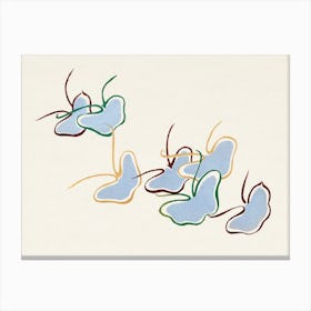 Japanese Butterfly, Kamisaka Sekka (4) 1 Canvas Print