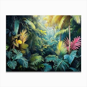 Tropical Jungle 1 Canvas Print