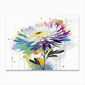 Chrysanthemum Flower Canvas Print