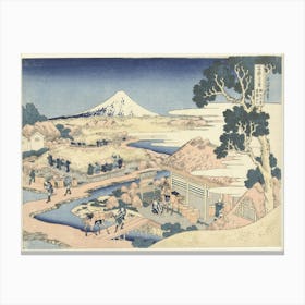 Thirty Six Views Of Mount Fuji, Katsushika Hokusai 1 Canvas Print