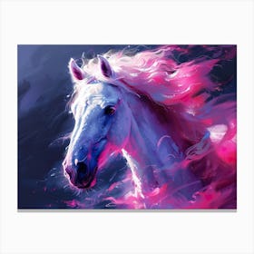 Pink Horse Canvas Print