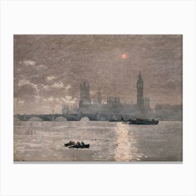 The Houses Of Parliament (1881), Winslow Homer Canvas Print