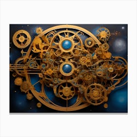 Clockwork Paintings Art Print 2 Canvas Print