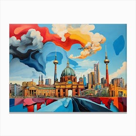 Berlin Skyline Canvas Print