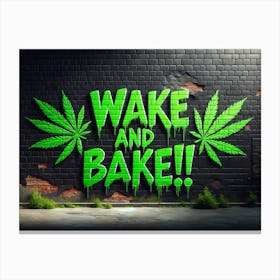 Wake And Bake Canvas Print