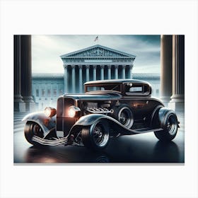 Hot Rod vintage car 6 Canvas Print