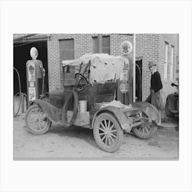 Untitled Photo, Possibly Related To Farmer S Car, Brownwood, Texas By Russell Lee Canvas Print