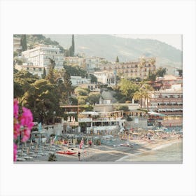 Italy Beach Canvas Print