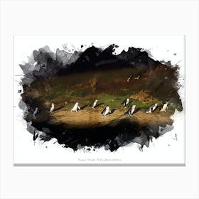 Penguin Parade, Phillip Island, Victoria Canvas Print