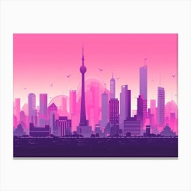 Guangzhou Skyline 2 Canvas Print