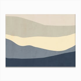 Abstract Mountains - h01 Canvas Print