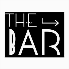 The Bar Canvas Print