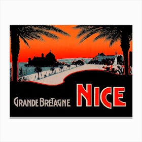 Great Brittany, Nice, France Canvas Print