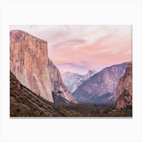 Warm Sunset Scenery Canvas Print