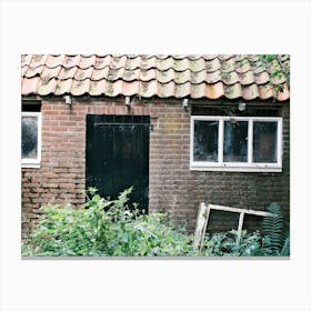 Abandoned House // The Netherlands Travel Photography Canvas Print