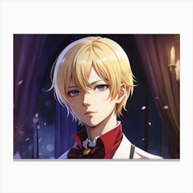 blonde anime boy Canvas Print