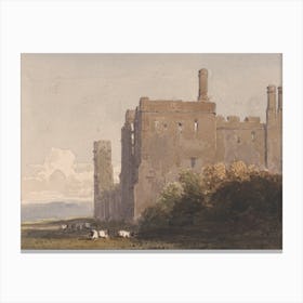 Battle Abbey, Sussex, David Cox Canvas Print