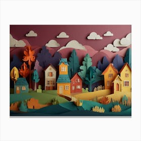 Paper Art Canvas Print