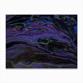 Purple Swirls 1 Canvas Print